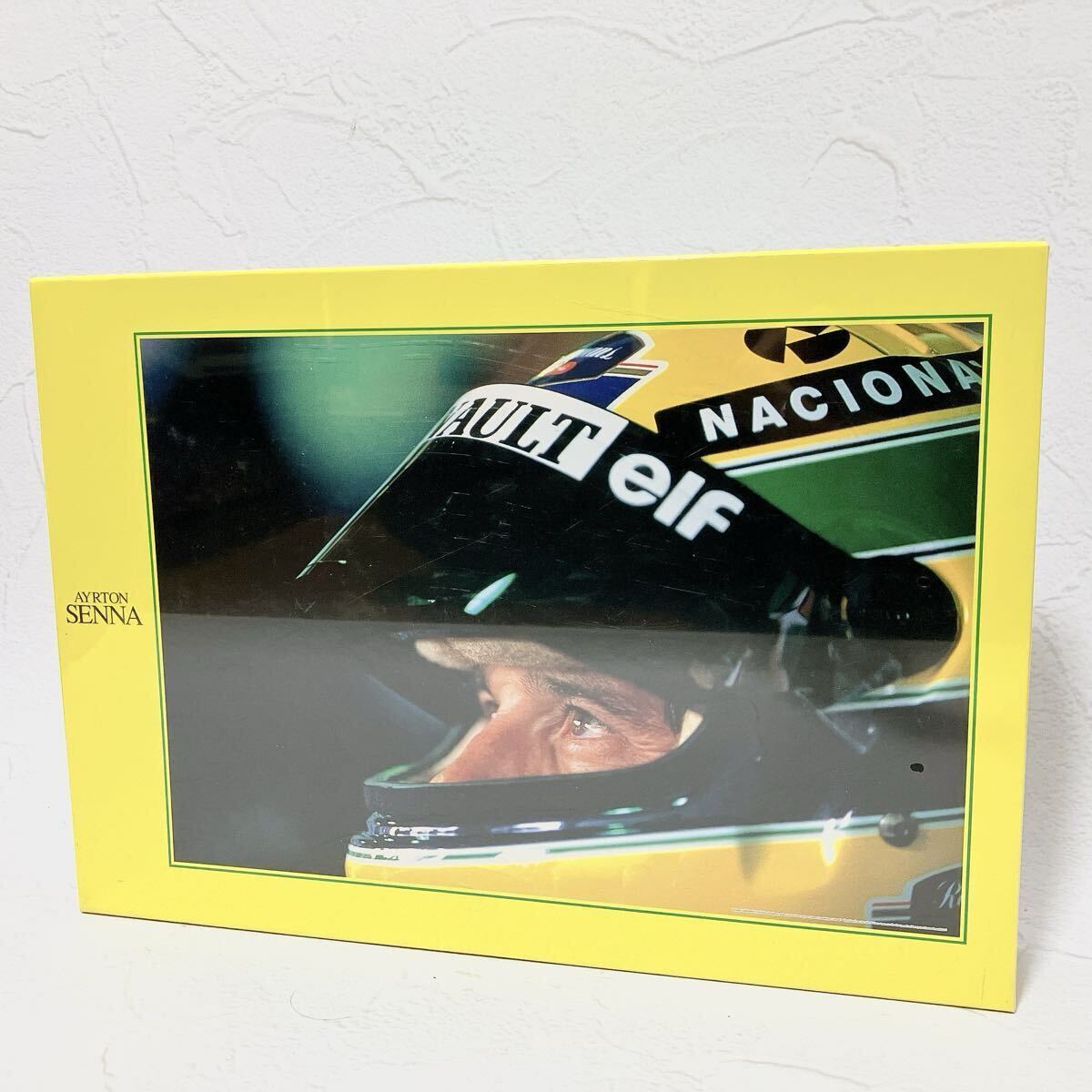 やや傷や汚れあり】☆ジグソーパズル☆F1/アイルトン・セナ/リトグラフ