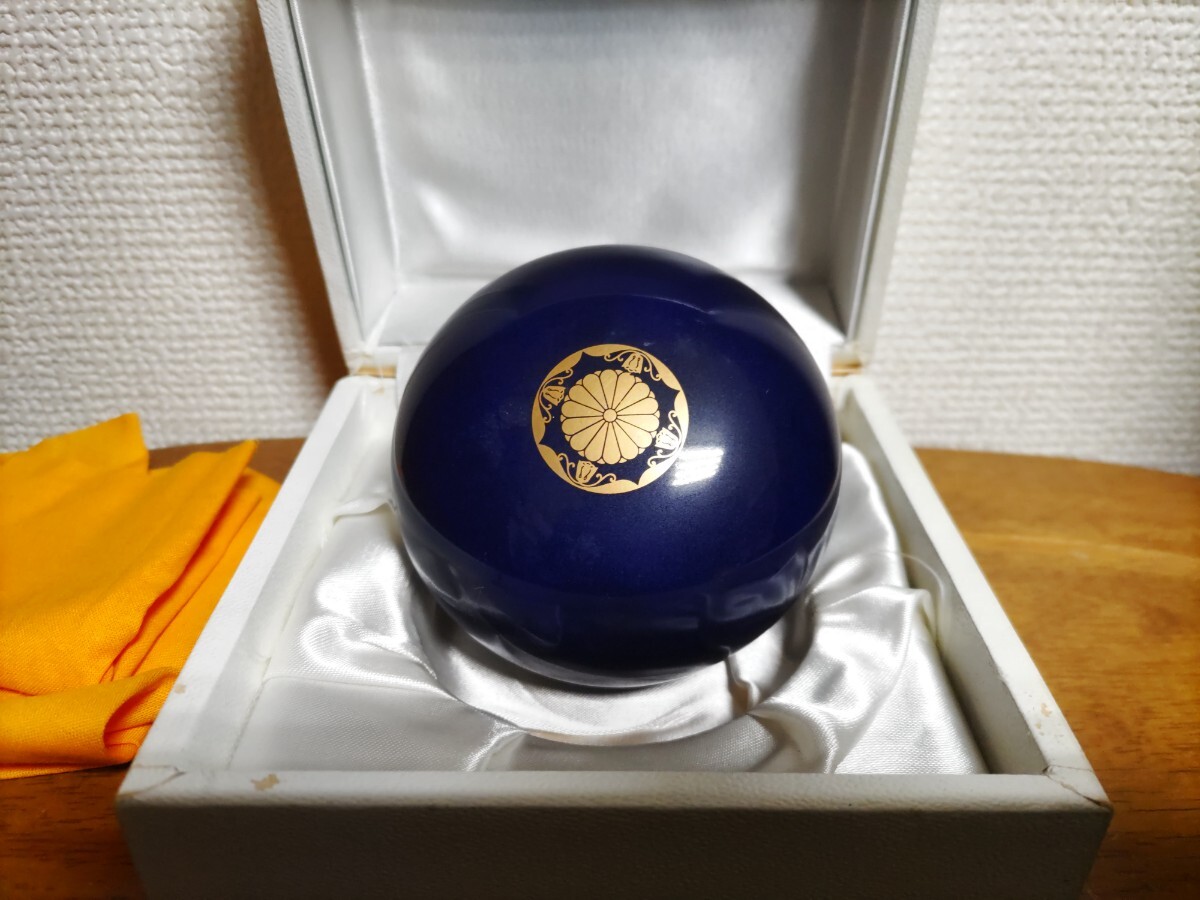 即日発送】皇居限定 菊葉小箱 ボンボニエール ゴールド/金 新品 Ham 
