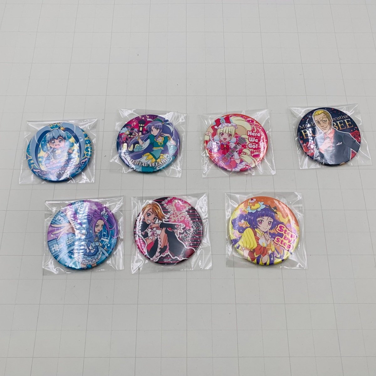 中古】プリキュアオールスターズ スパークル缶バッジ2HOT! 全12種+