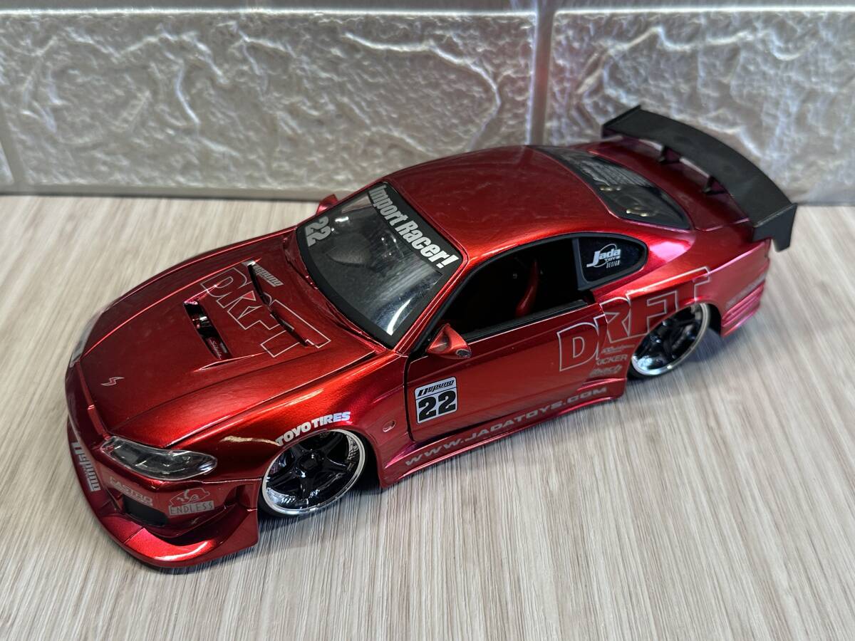 ☆即決 黒② 1/24 jada toys 日産 180SX NISSAN 240SX ミニカー Import