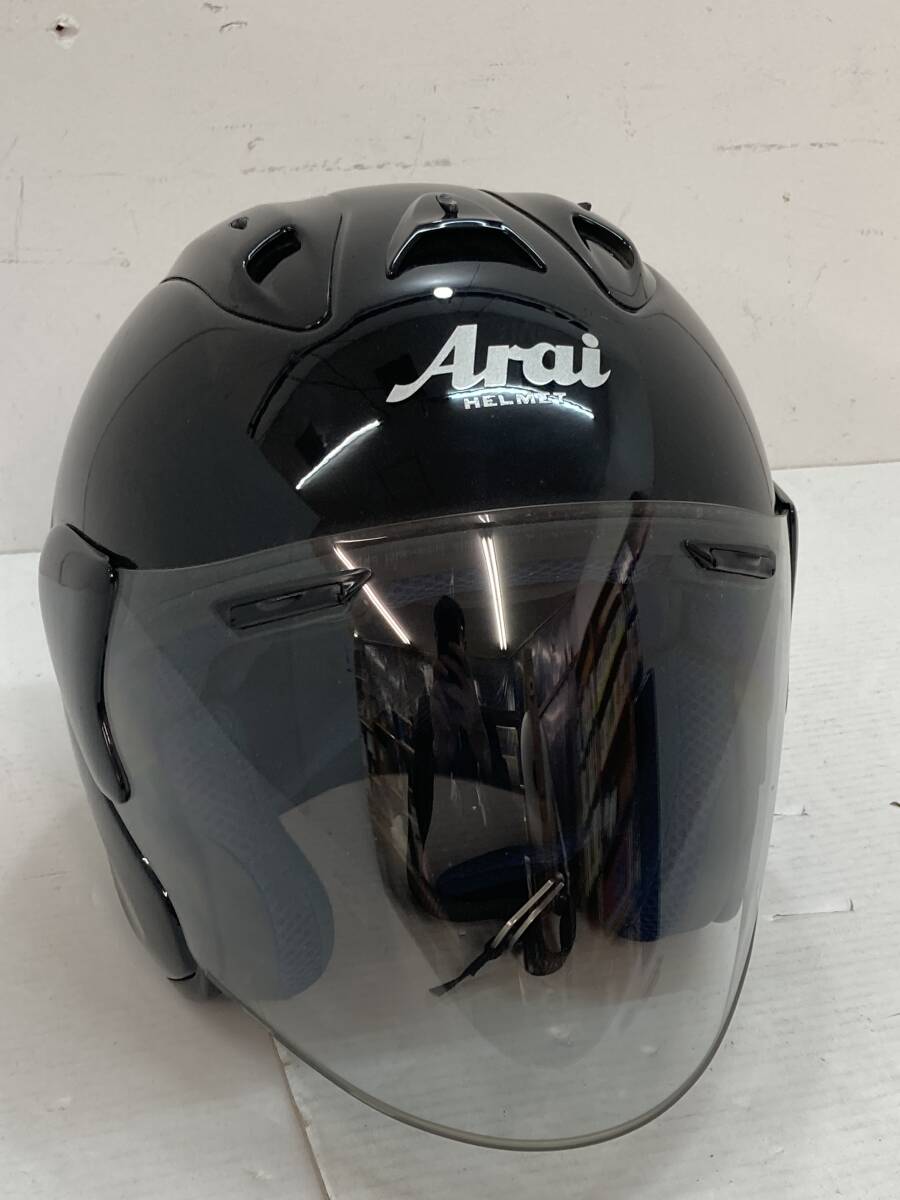 S104[10]S625(ヘルメット) ジャンク Arai/アライ SZ-RamⅢ ジェット 