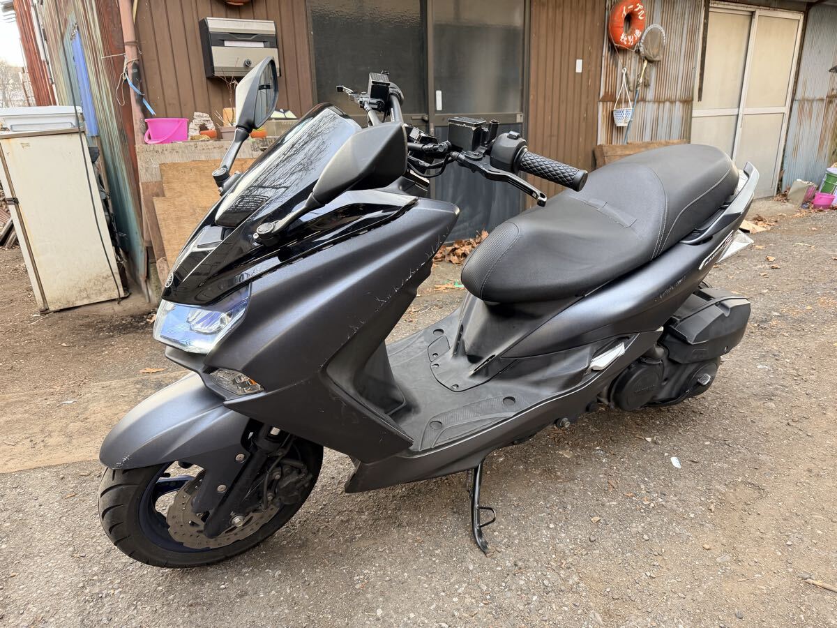 YAMAHA シグナスX-SR(SE44J)改156cc ロンホイカスタム ブラック/ブルー