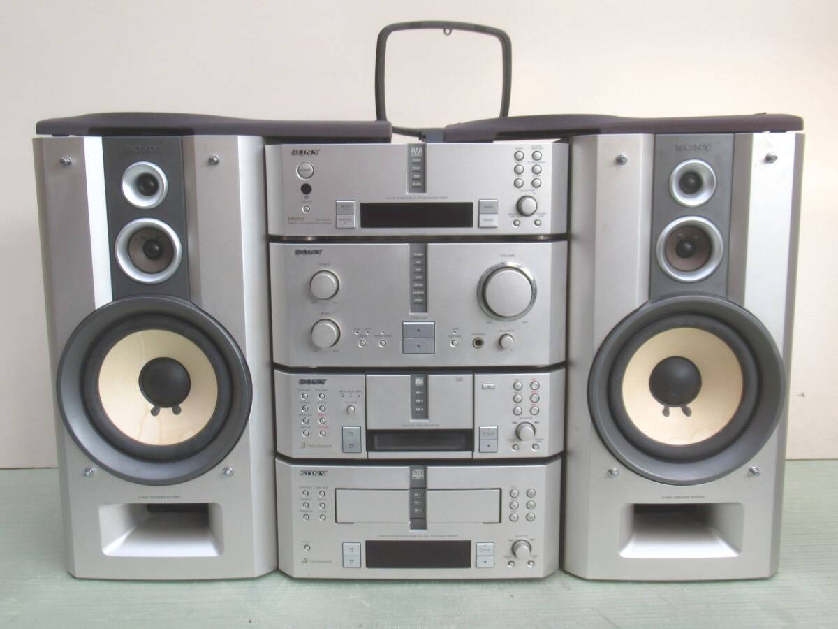 ◇SONY ソニー CD MD pixy システムコンポ DHC-MD99の落札情報詳細