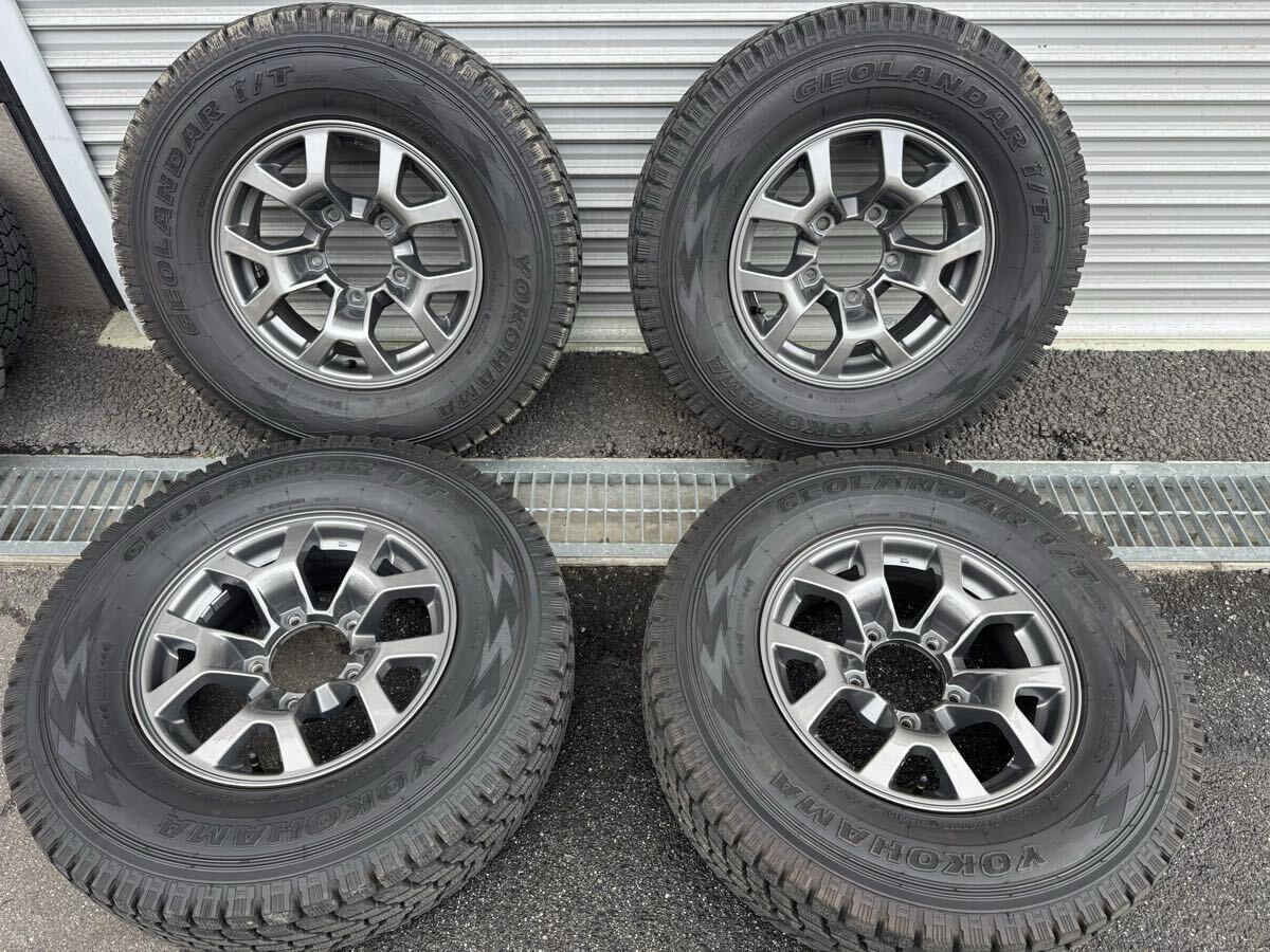 ジムニーシエラ JB74 純正 アルミ 4本 新車外し 195/80R15 2019年 