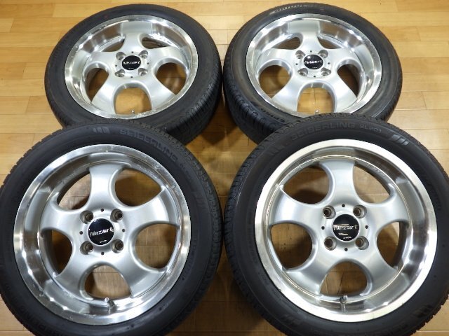 中古】WORK Nezart 15インチホイール 15X6.5J 38 PCD100 4穴 中古の