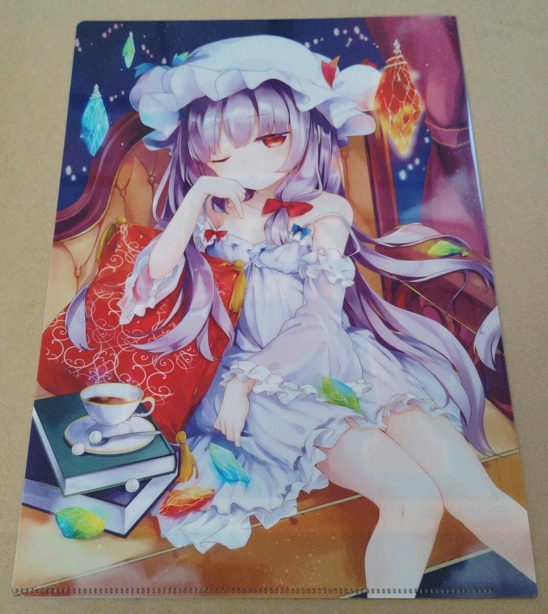 東方project パチュリ　水着　美少女　クリアファイル　VZ15 クリアファイル ゆきうさぎ/YUKI-IRO 東方 水着 パチュリー 出品物5点