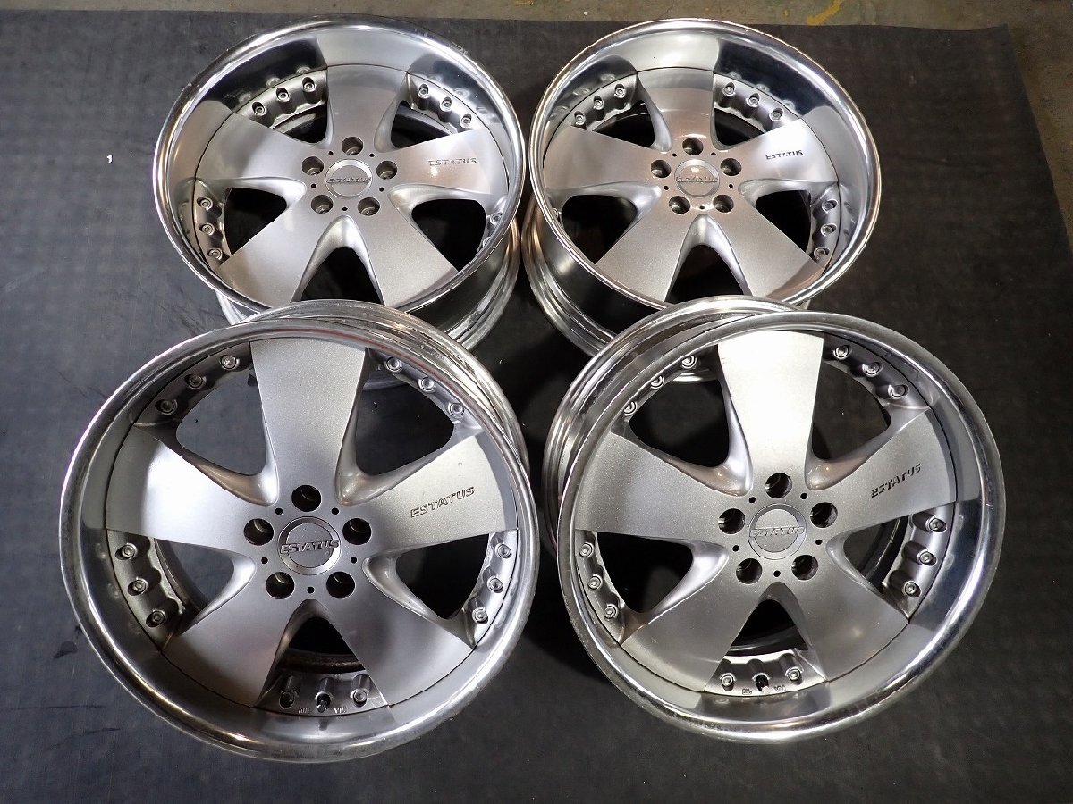 中古佐川4梱包□G-CORPORATION LEADING EDGE W201 18x8JJ+45 5H PCD 中古佐川4梱包□G-CORPORATION LEADING EDGE W201 18x8JJ+45 5H PCD