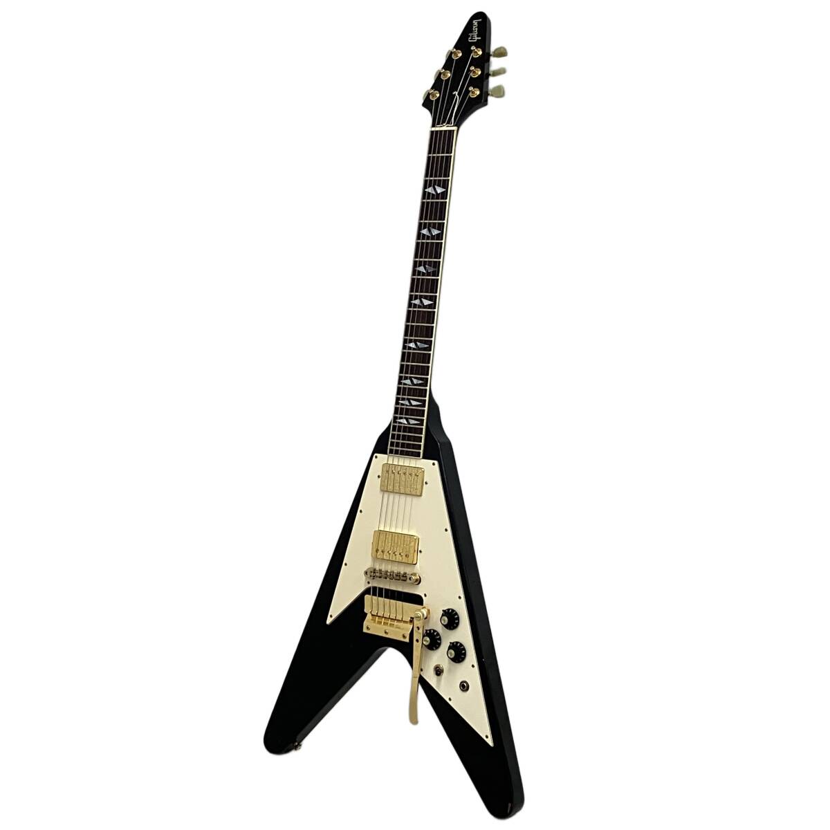 JUNO クリアスケルトン　コリーナタイプフライングV 美品 激レア クリアボディ Juno Flying V（フライングV）エレキギター