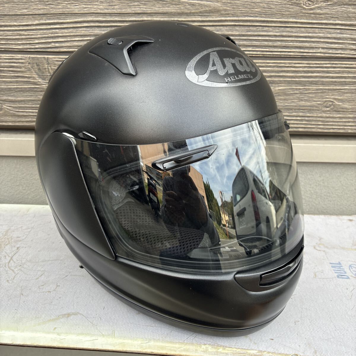 Arai(アライ) アストロIQ フルフェイスヘルメット 61-62 白黒 の落札 