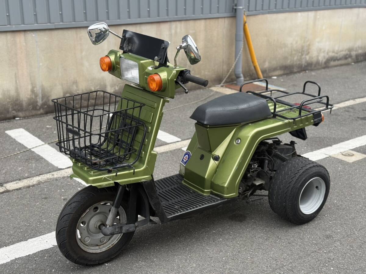 ホンダジャイロX TD01 トライク（側車付軽二輪）登録。希少3人乗りOK 