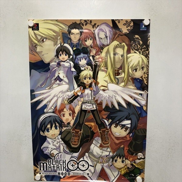 中古】YS8705 店頭用 販促 ポスター PS ブラックマトリクス ダブルオー