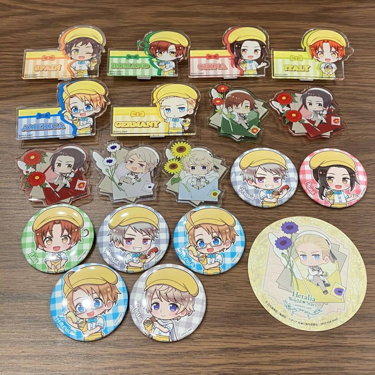 学園ヘタリア　プロイセン　スクエア　缶バッジ　学生風　ヘタリア　原作 学園ヘタリア プロイセン 缶バッジ - メルカリ