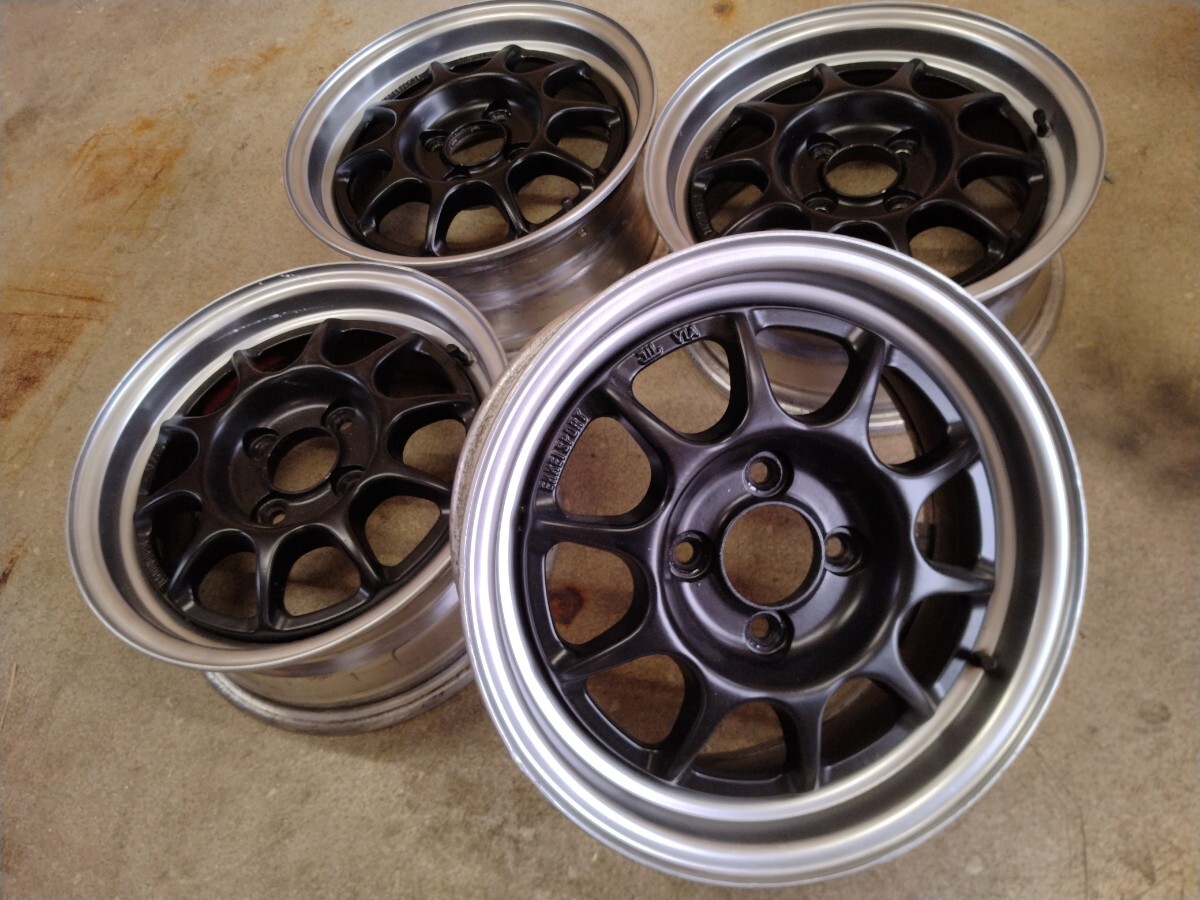 深リム 希少 旧車 レア 当時物 エンケイ ディッシュ ENKEI DISH 14