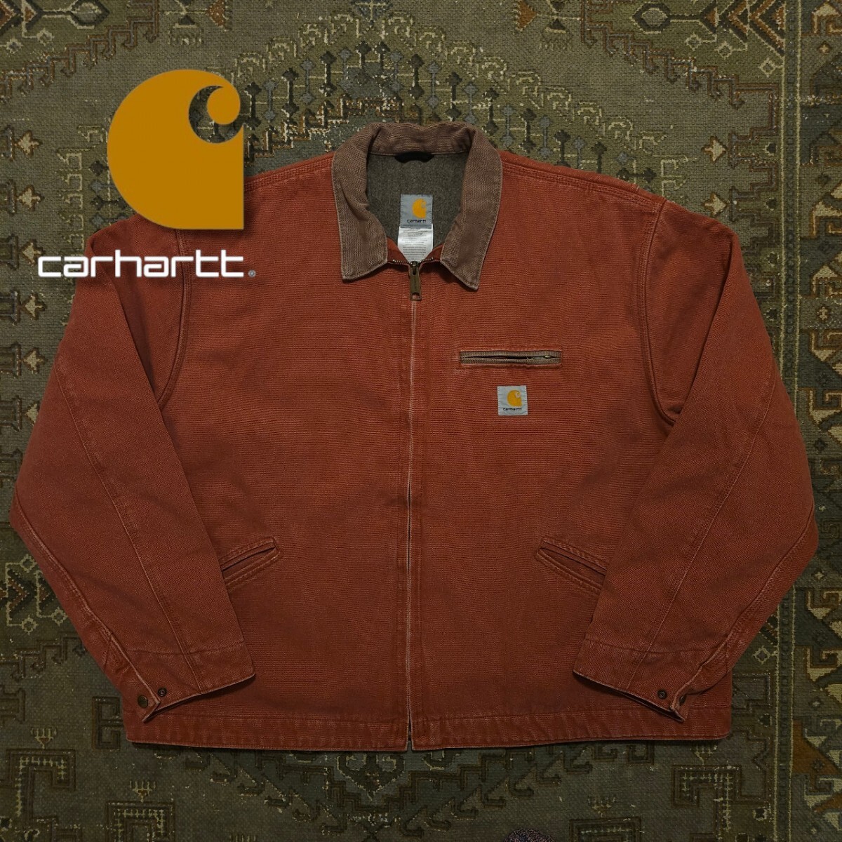 ジョニーデップ着 90s ビンテージ USA製 carhartt Duck Detroit Jacket