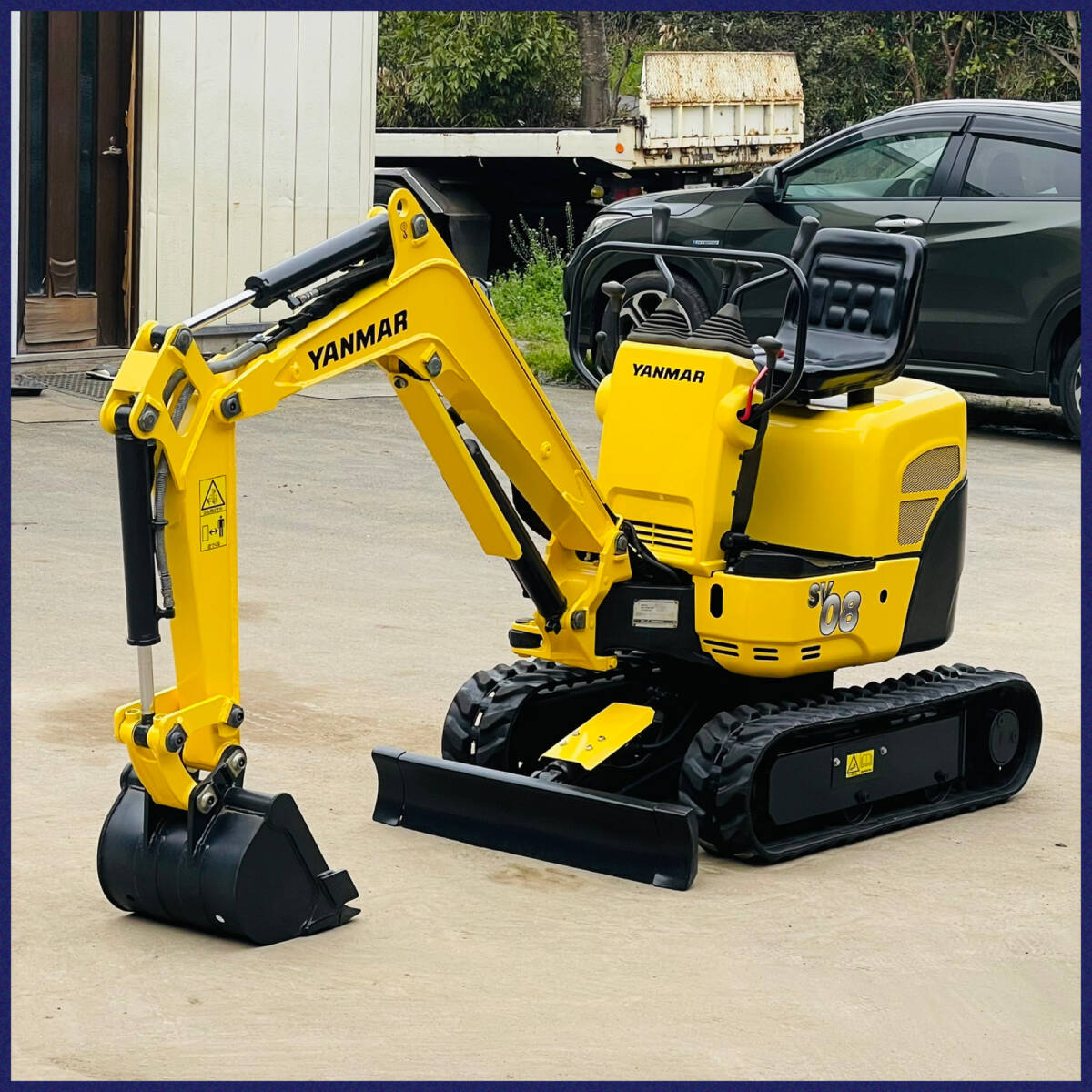 目立った傷や汚れなし】ヤンマー☆YANMAR☆YB400☆ミニユンボ☆油圧