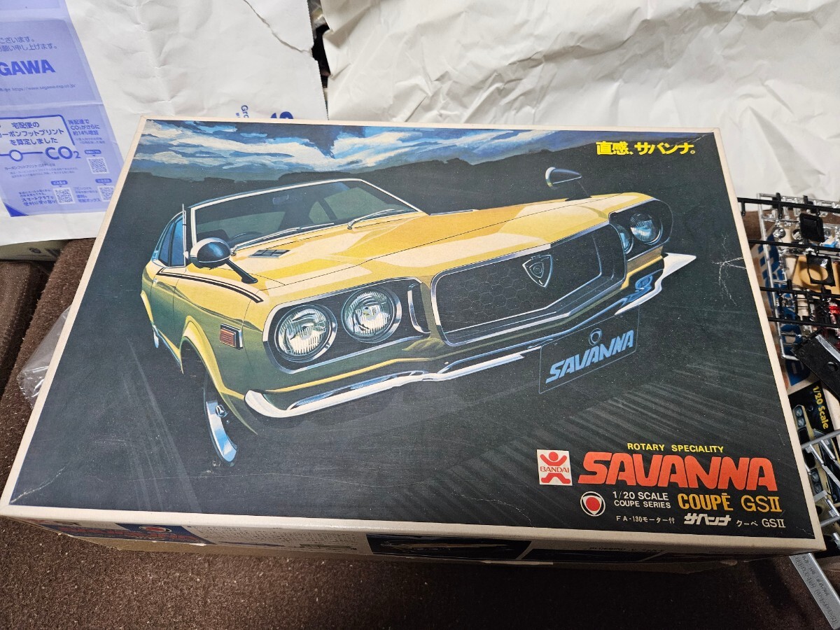 マツダ サバンナ 1⁄20 バンダイ クーペ GS-II *欠品あり 1\u204420 