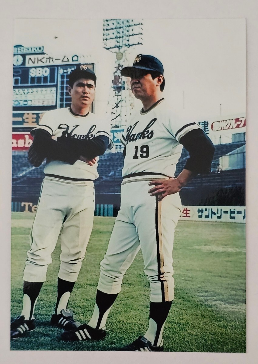 カルビー 1973 プロ野球】南海ホークス/野村克也△№75 現役20年の大