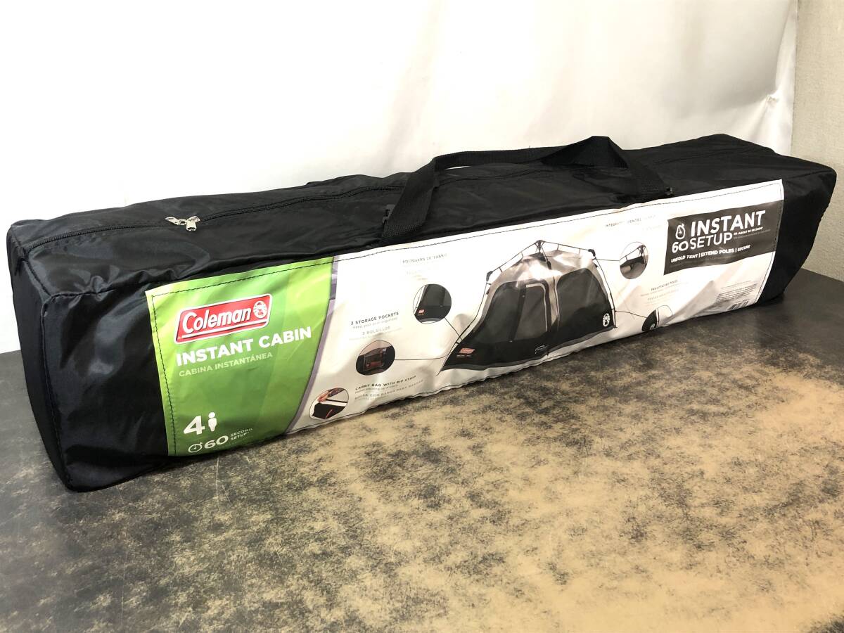 中古】Coleman コールマン 10人用テント インスタントキャビン 中古の