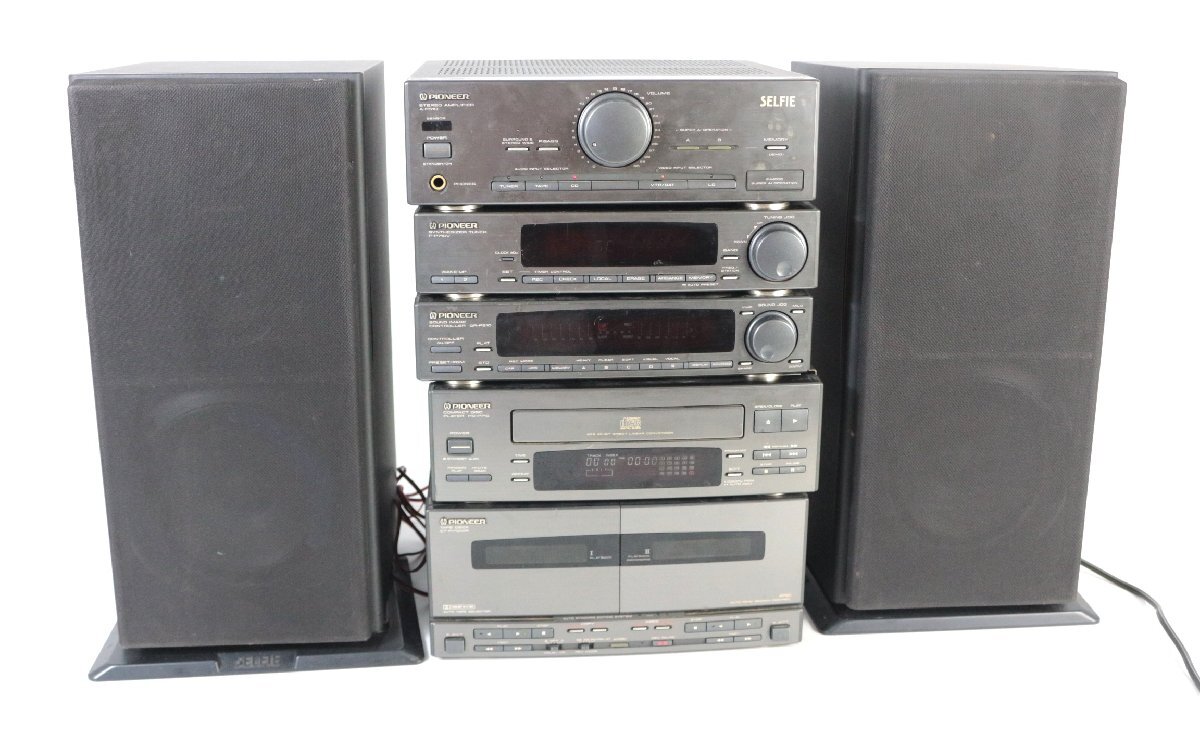 PIONEER パイオニア コンポ SELFIE X-F5 CDラジカセ コンポ 黒 CD