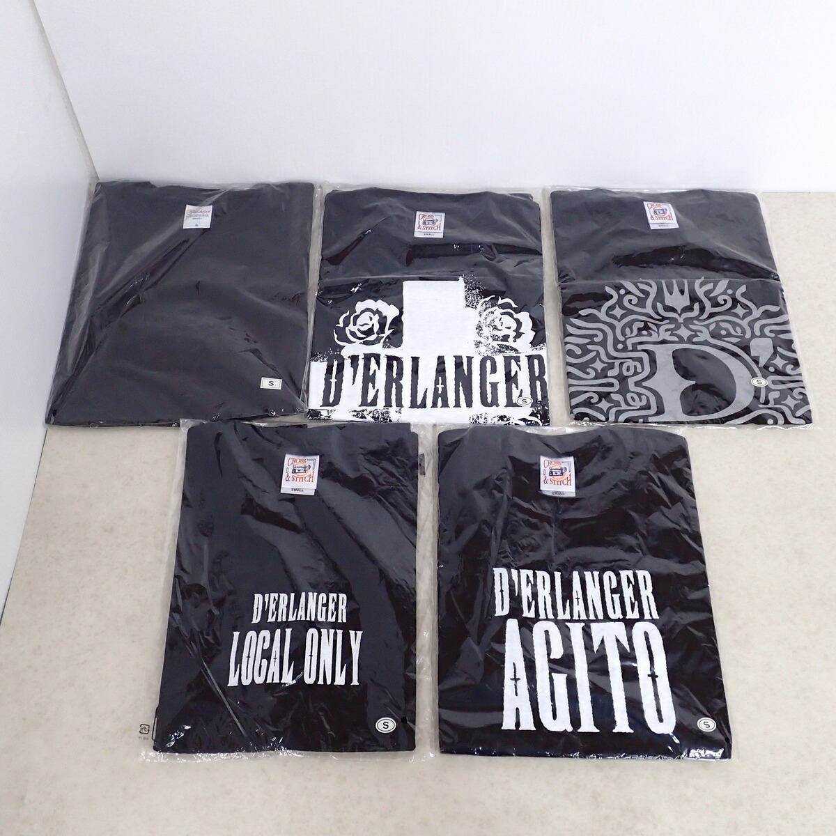 デランジェ サイン入りTシャツ 新品】D'ERLANGER デランジェ #Sixx メンバー全員 直筆サイン入 未開封