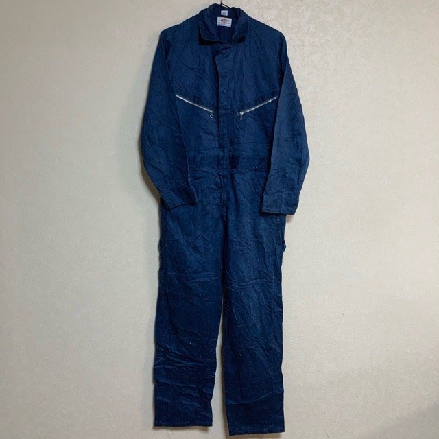 Dickies ディッキーズ つなぎ 作業着 長袖 サイズS 黒 ワーク バック