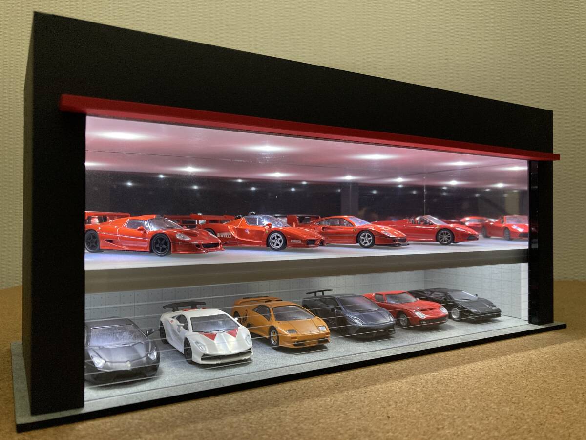 未使用】ミニカー専用ジオラマ：1/64 世田谷ベースタイプガレージ