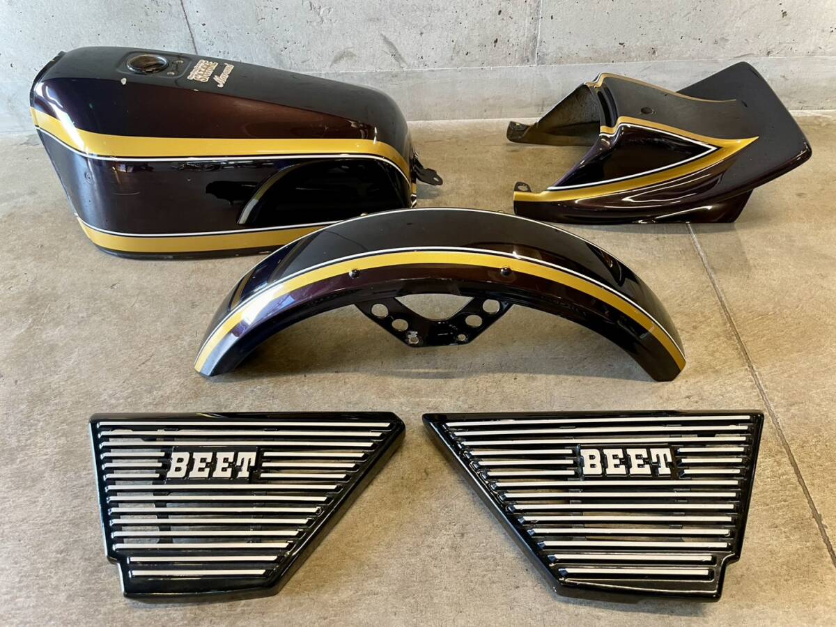 KAWASAKI Z250FT ビート アルフィン カバー 中古 BEET 昔 当時 アルミ 