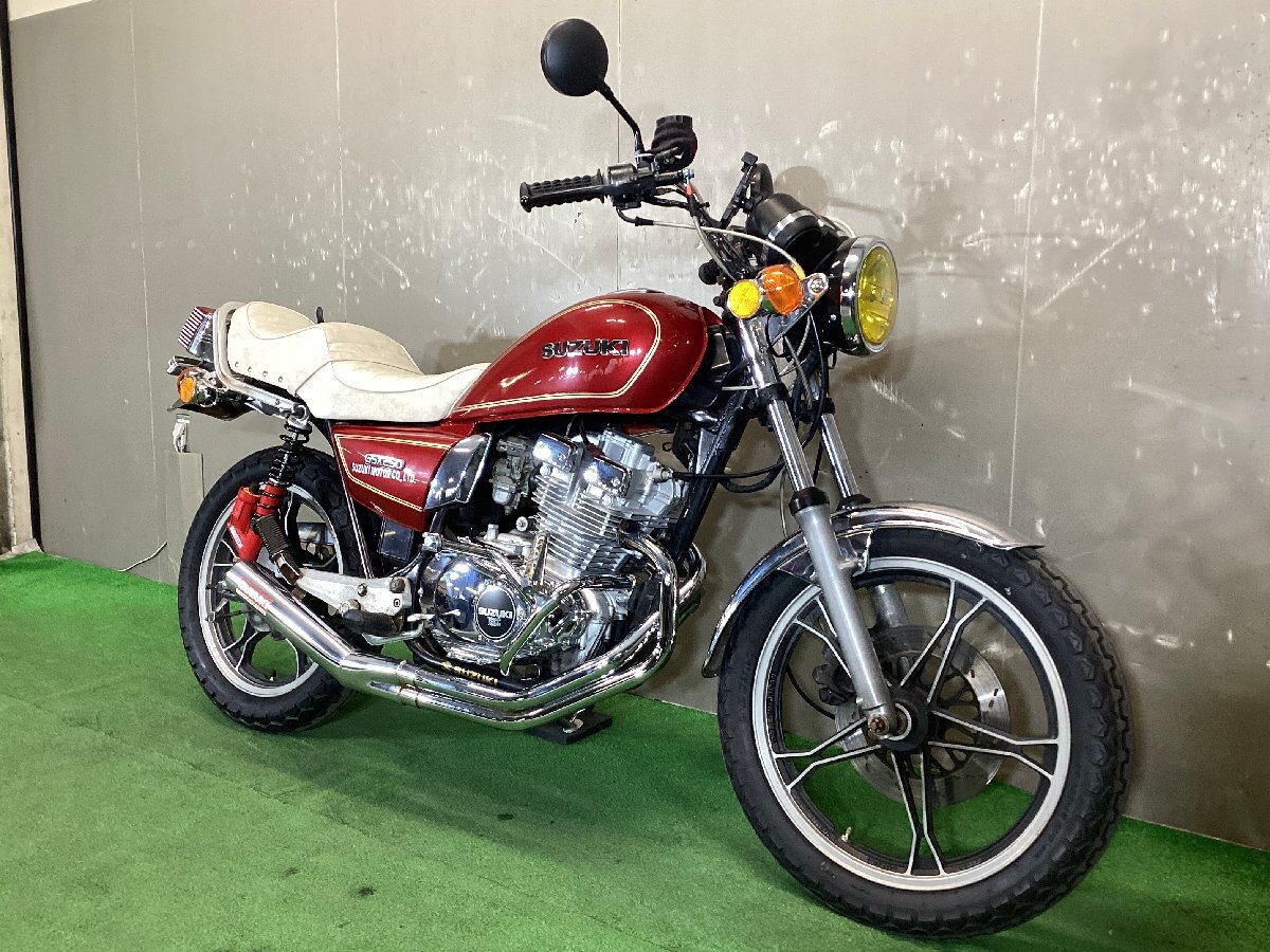 スズキGSX250L アメザリ 80年代 鍵付き 書付き GJ51 レストアベース 