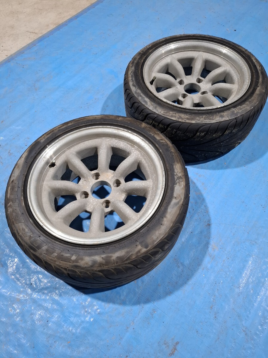 新品】シャドー タイプ 15インチ 10j -32 114.3 4穴 2本セット 旧車