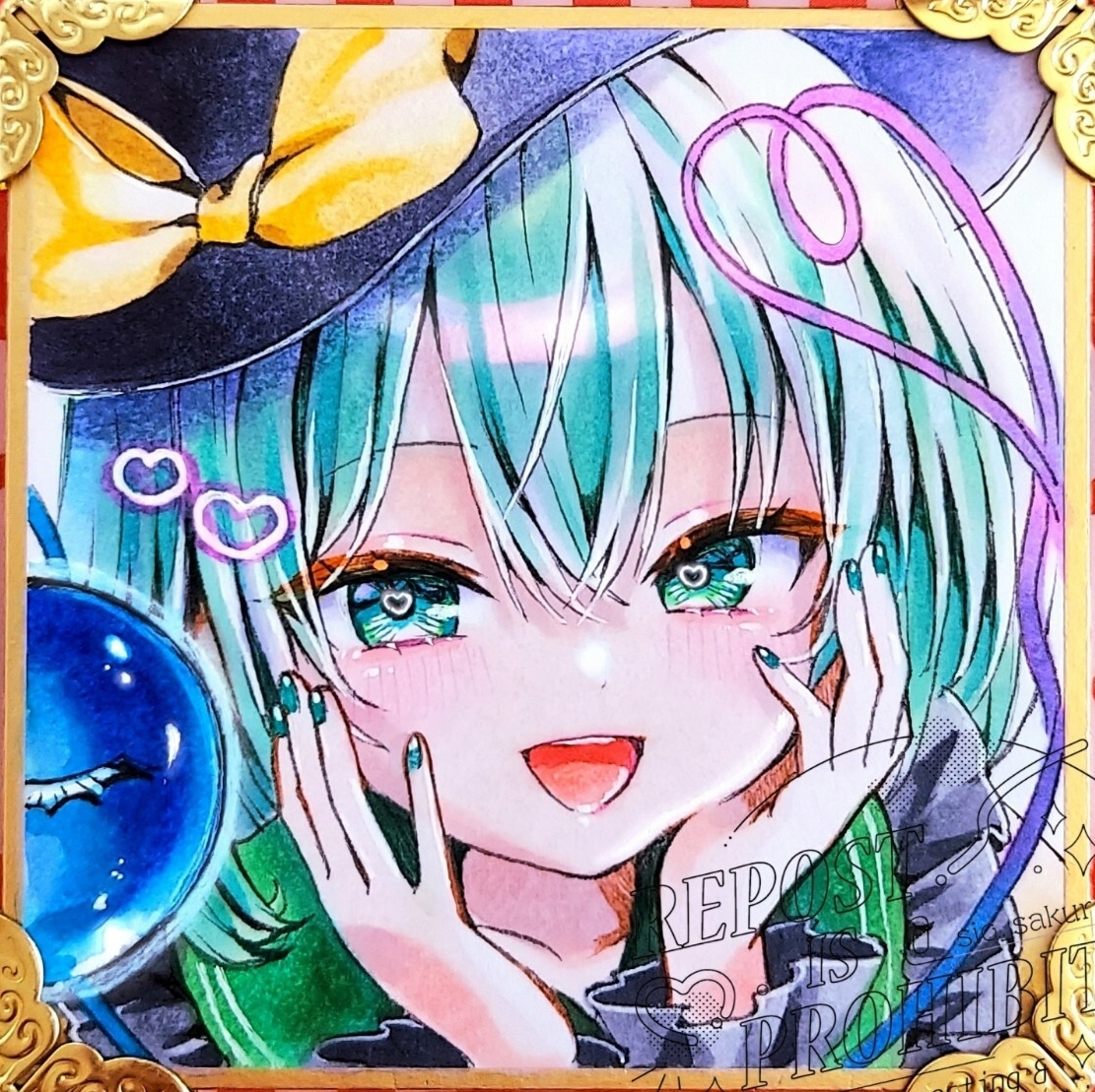 新品】☆古明地こいし☆イラスト 色紙 《東方project》の落札情報詳細