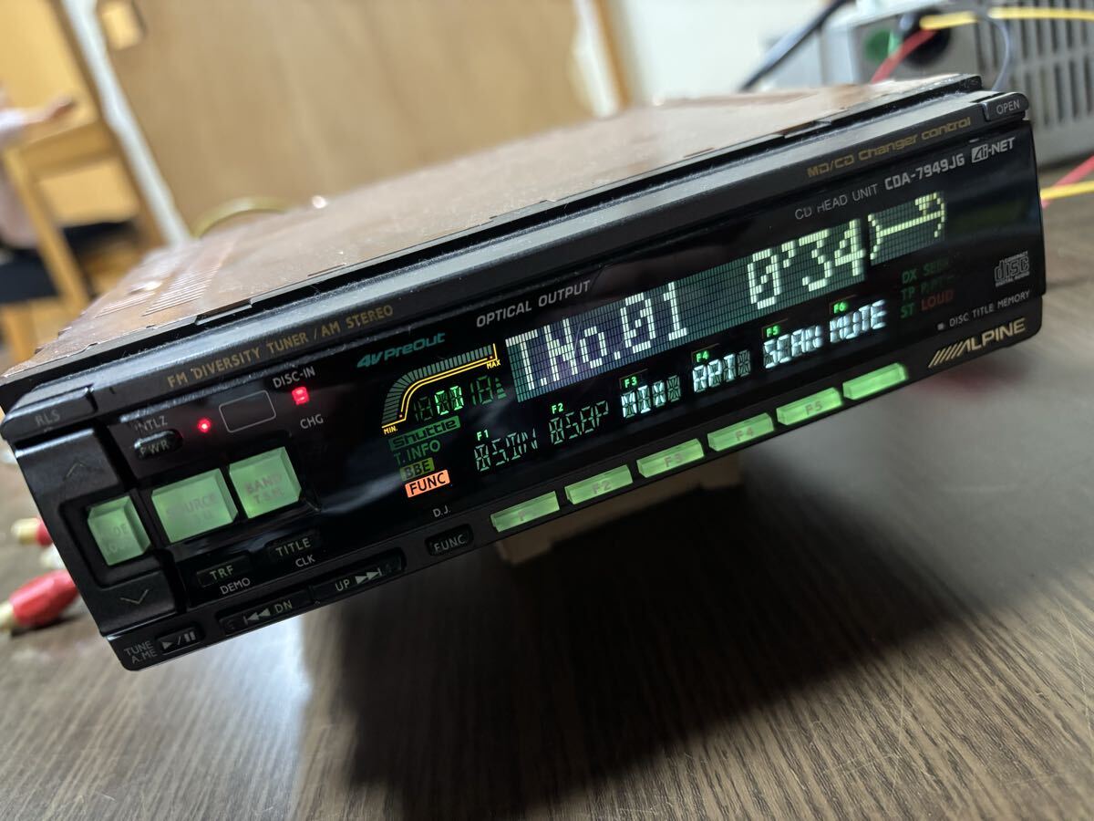 ALPINE/アルパイン【MDA-W925JS】CD MDデッキ オーディオ☆高音質 CD