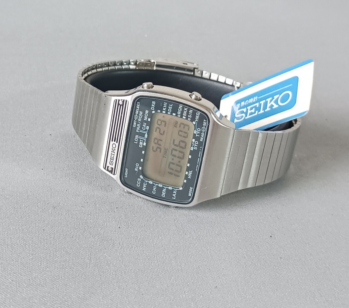 新品】デッドストック セイコー アトラス ワールドタイム 1979年製造