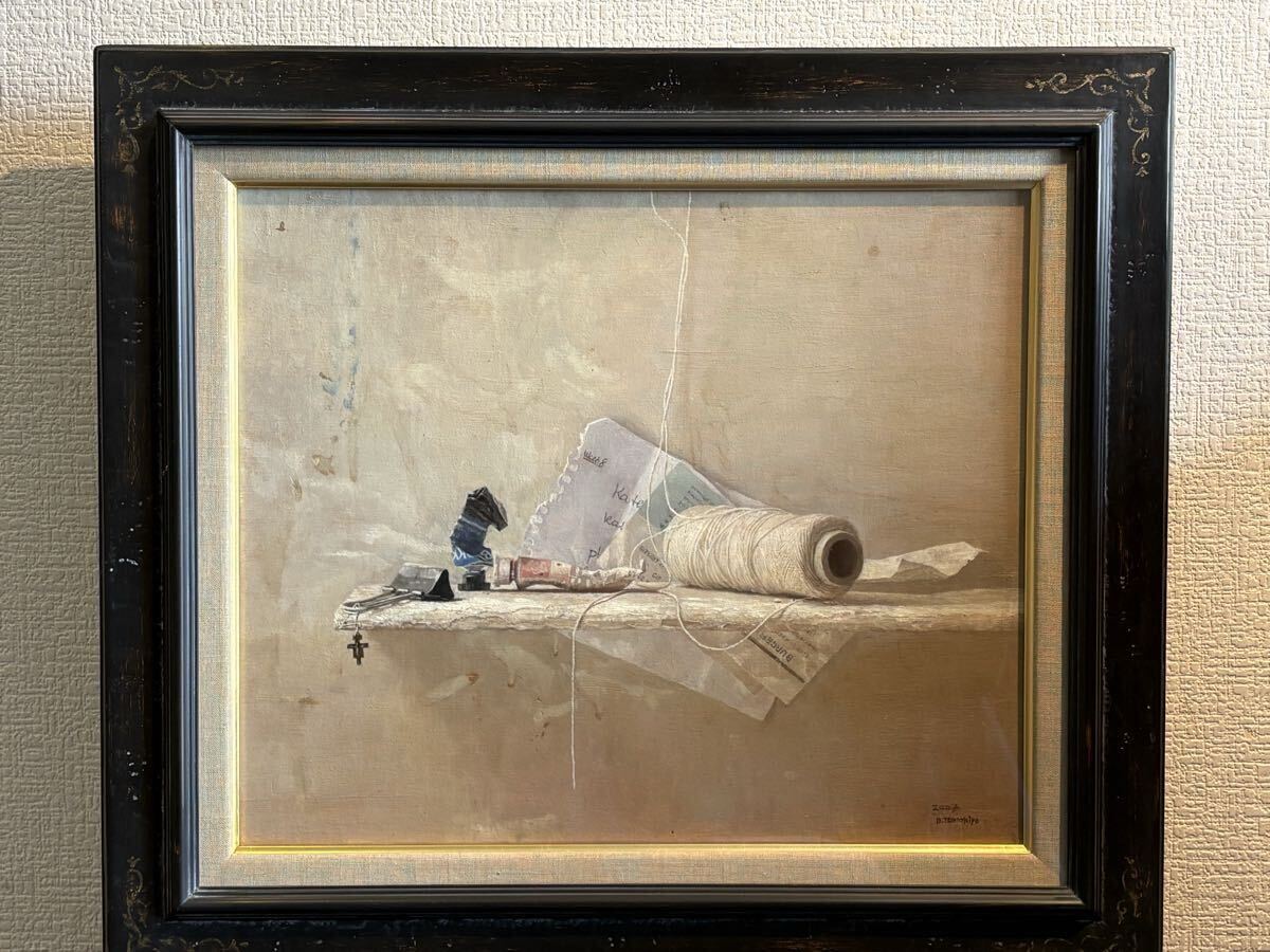 美術品】【GLC】嶋根幸延 「少女裸婦」 油彩12号 スペイン在住