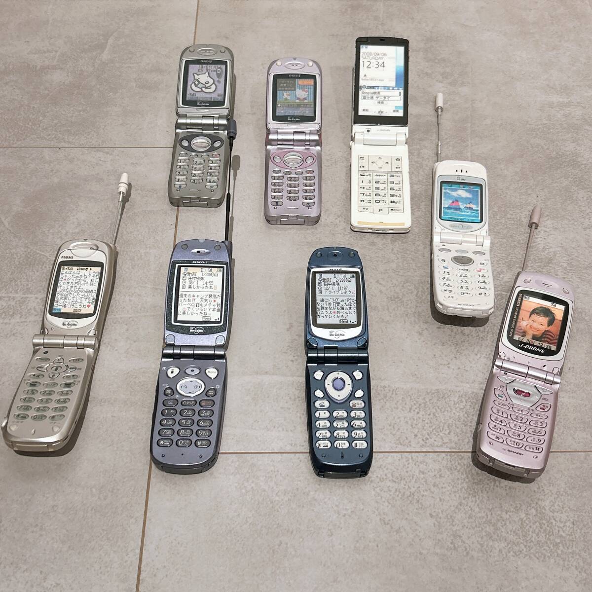 傷や汚れあり】☆ガラケー モック 5点 まとめて NTT DoCoMo D-209i