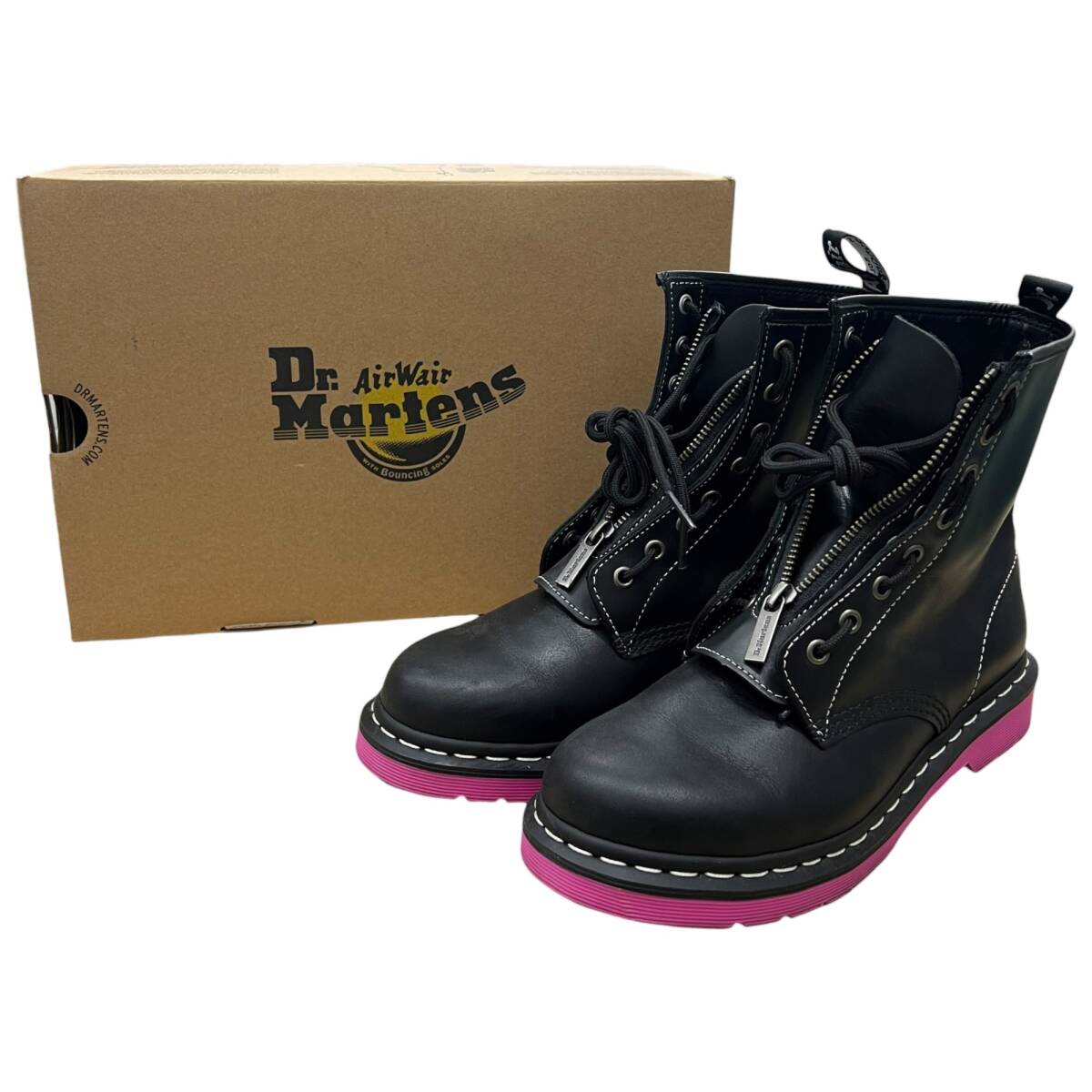 美品】Dr.MARTENS ドクターマーチン シンクレアフロントジップ8ホール