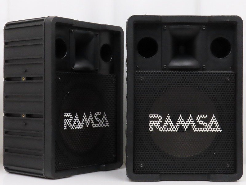 中古】＠ナショナル/RAMSA WS-63 モニタースピーカー 動作品＠12/4.8の