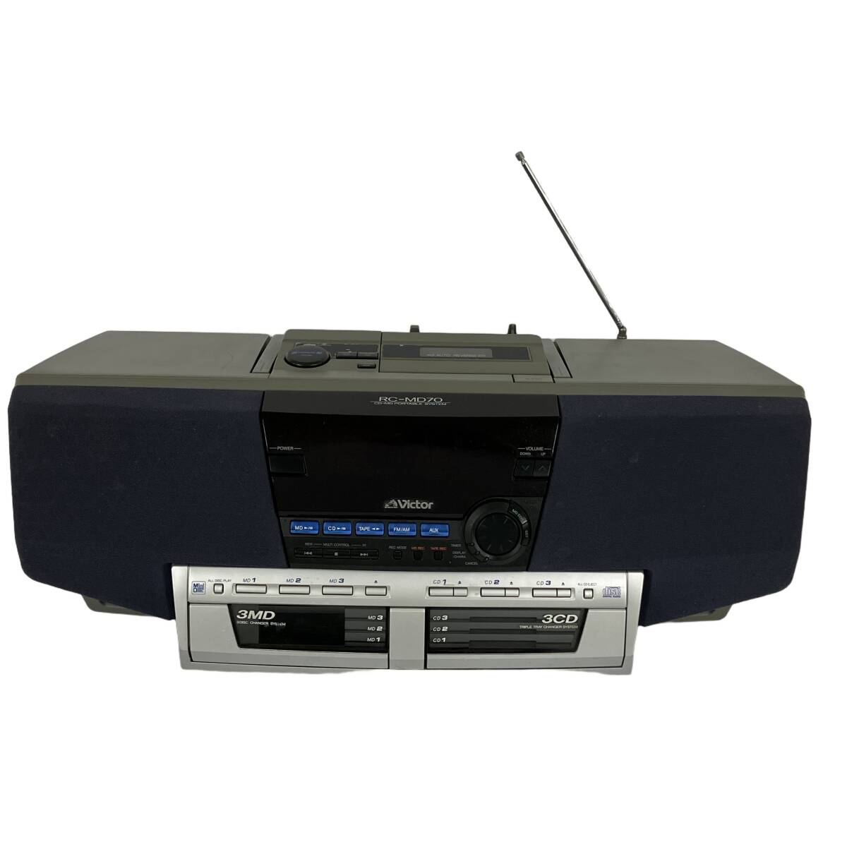 送料無料 VICTOR MD/CDコンポ MX-WMD500 ジャンク ビクター 3連奏CD