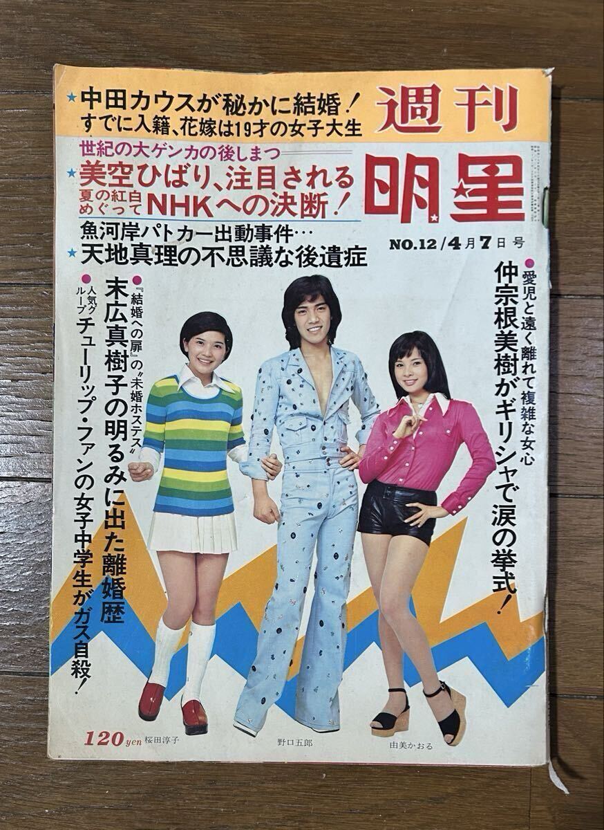 桜田淳子 天地真理 南沙織 西城秀樹 フィンガー5 森昌子 郷ひろみ 野口