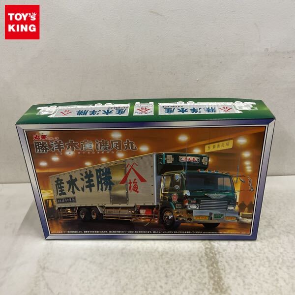 傷や汚れあり】竜太丸 京洛運輸 丸美グループ アオシマ デコトラ 1/32