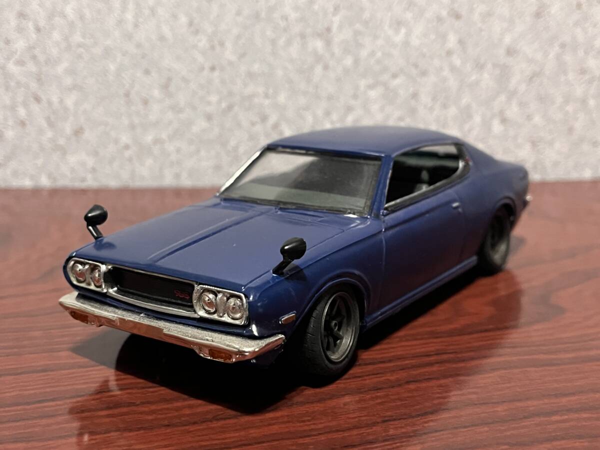 当時物ブルーバード610サメブル街道レーサーグラチャン改造ブリキ 