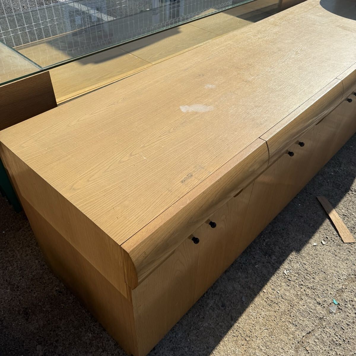 中古】送料安! SANYO サンヨー 冷蔵 ショーケース SMR-61B 前面 4面 