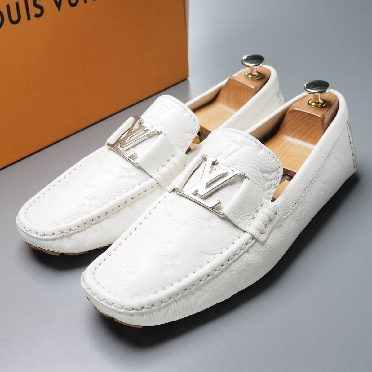 定価11万円 イタリア製 ルイ ヴィトン LOUIS VUITTON 牛革 ダミエ型