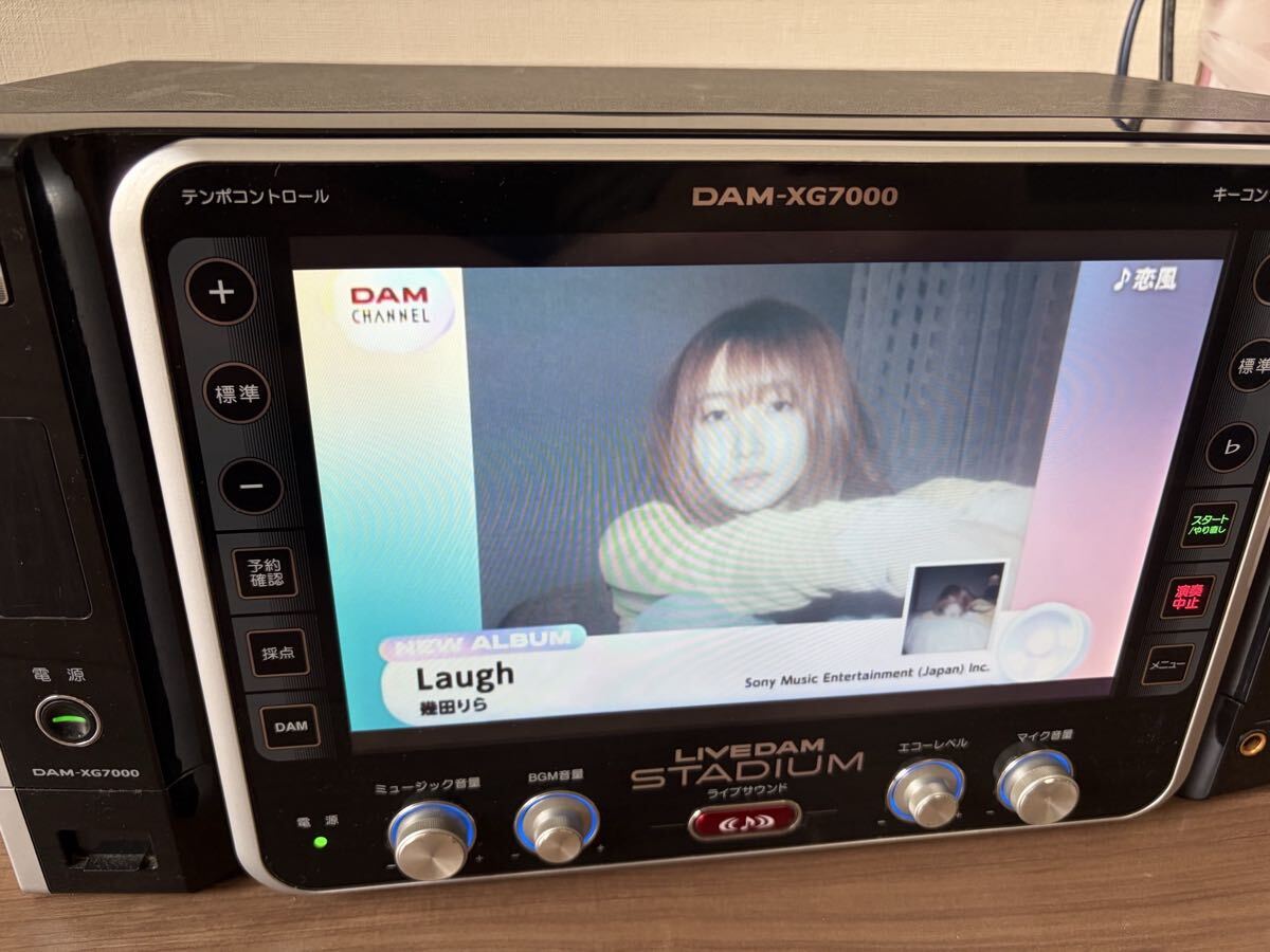 やや傷や汚れあり】 第一興商 DAM-XG7000II カラオケ LIVE DAM STADIUM