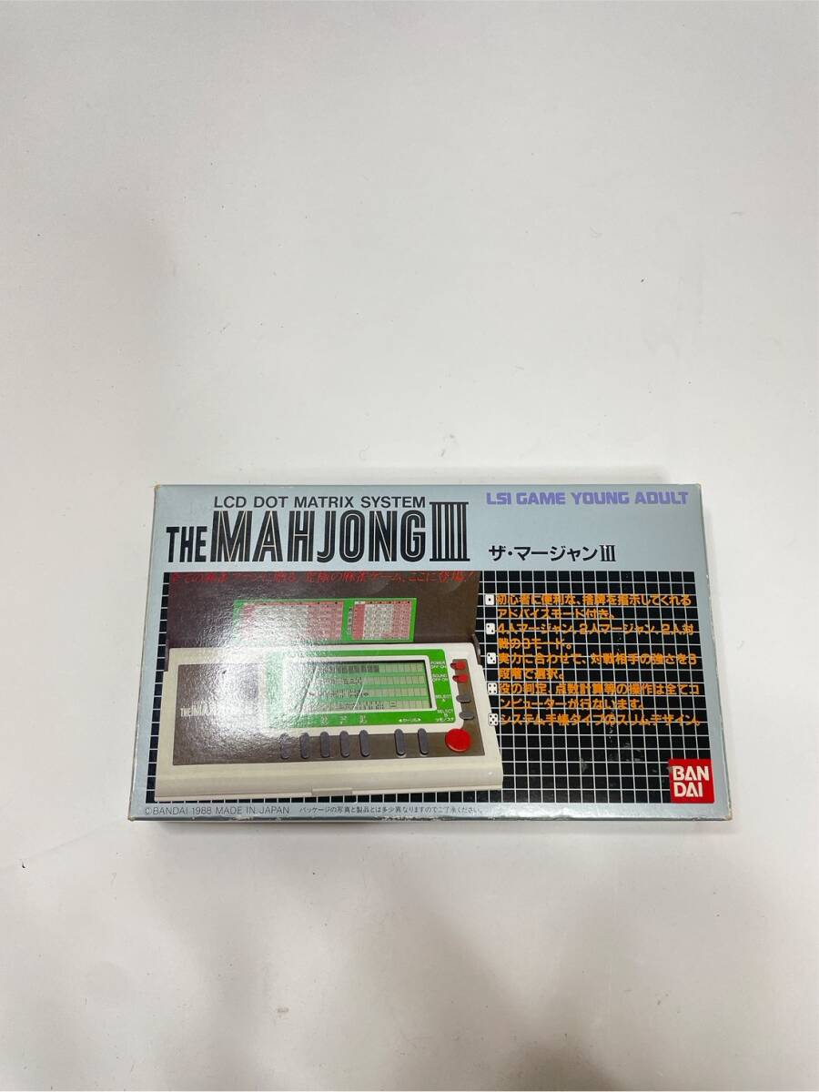 箱付き完品】LSIゲーム ザ・マージャン4 バンダイ ゲームウォッチ LCD