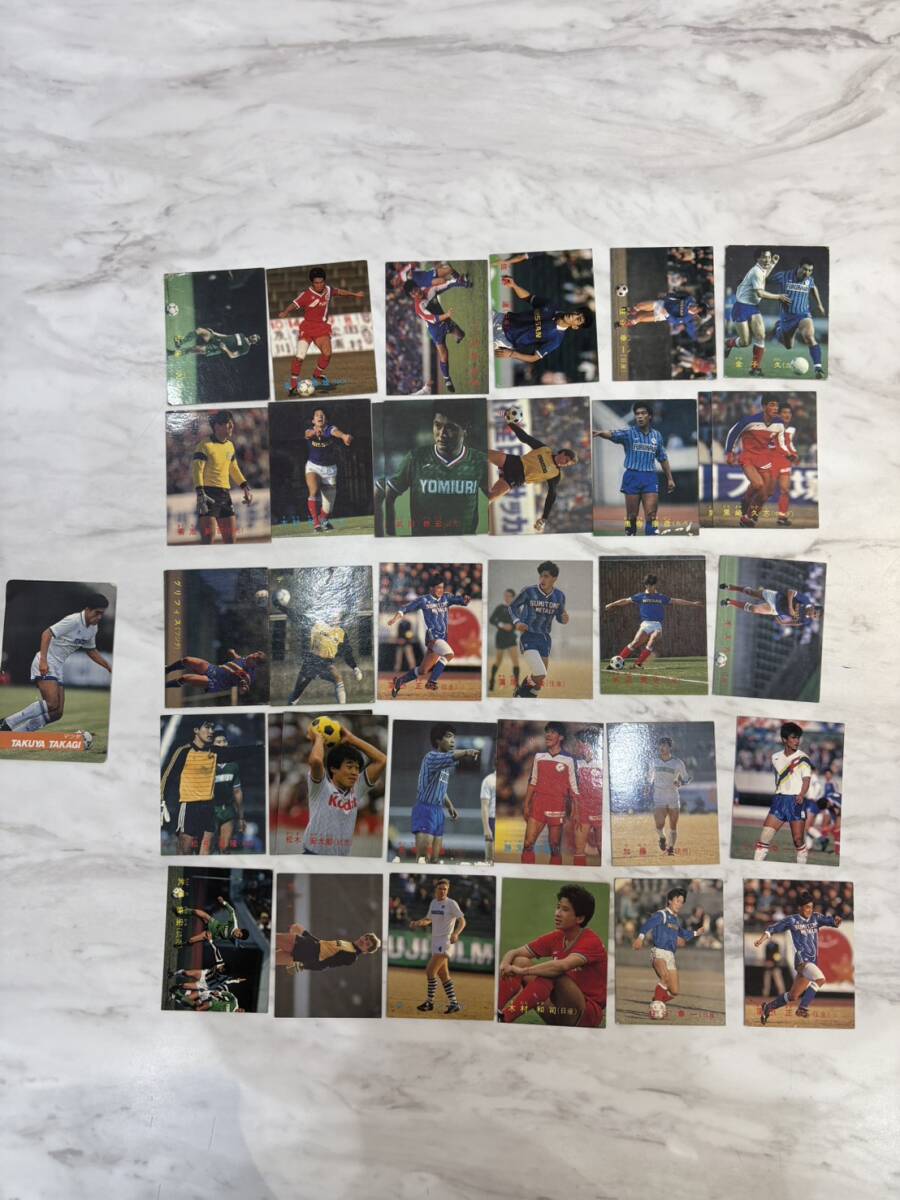A8114 カルビー サッカーカード 1988 ラモス 武田修宏 森正明 中古の