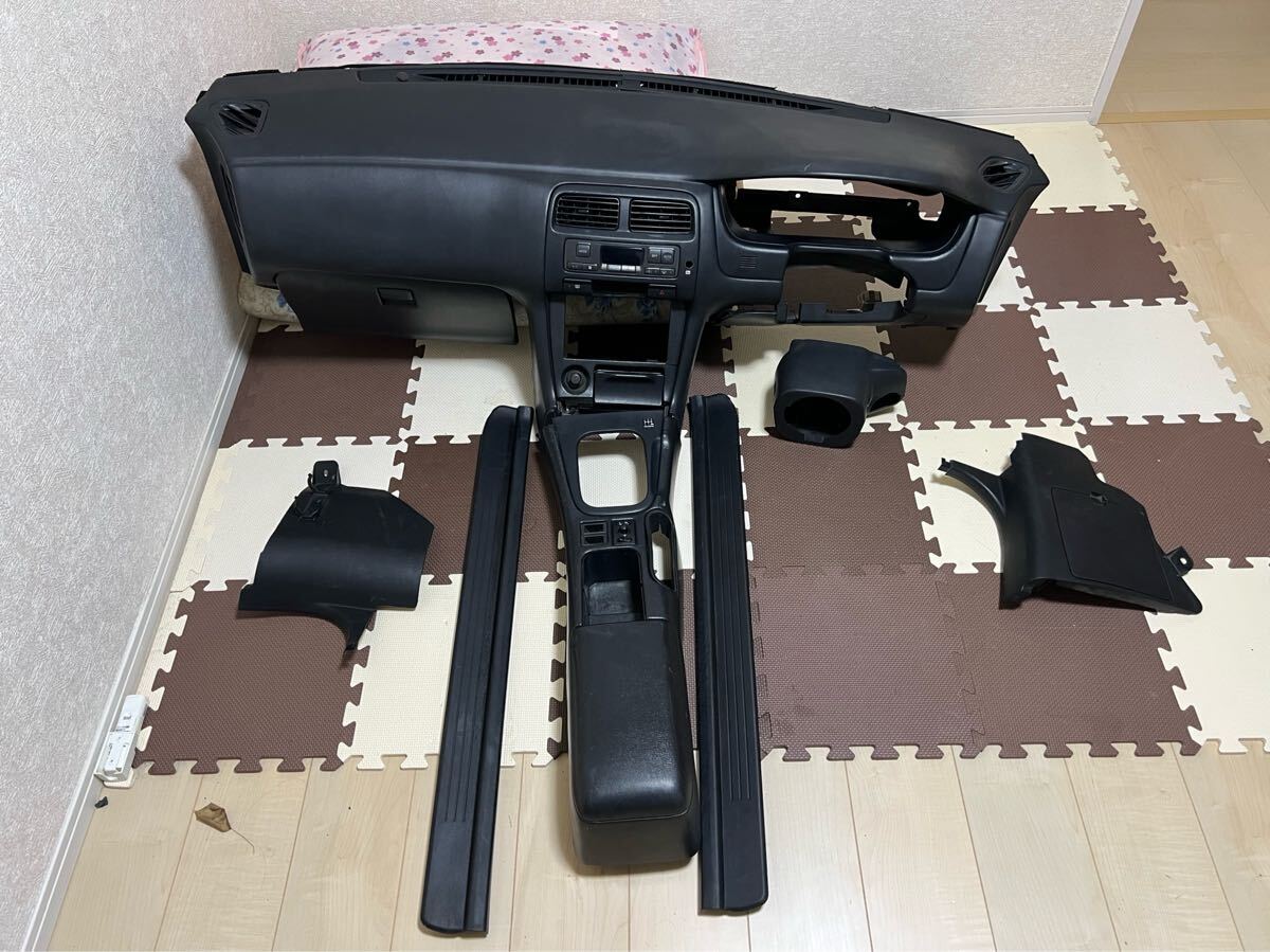 中古】塗装や張り替え用等に！日産S14シルビア純正センターコンソール 