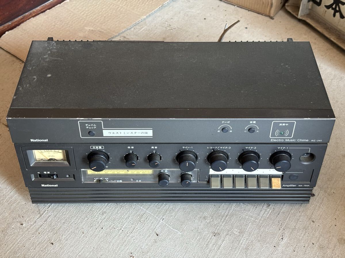 ナショナル エレクトロミュージックチャイム WZ-245 動作品 チャイム