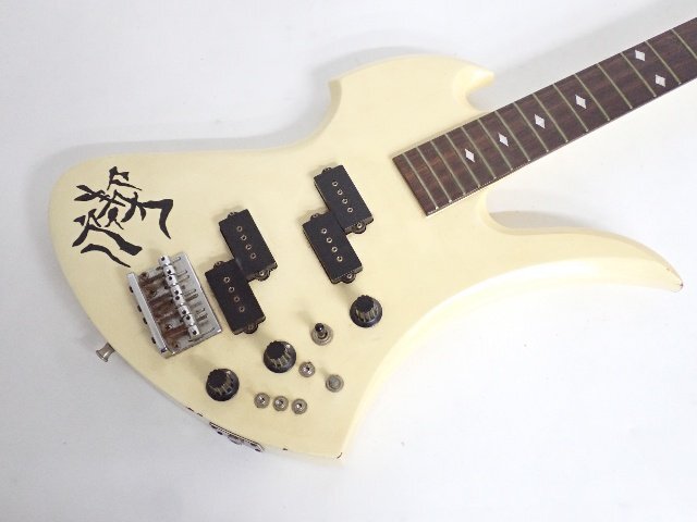 中古】世界に1本！ オーダー ESP モッキンバード エレキベース 赤 80