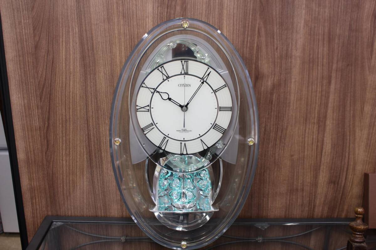 新品】【新品 未使用 保管品】CITIZEN 掛け時計 電波時計 パルミューズ