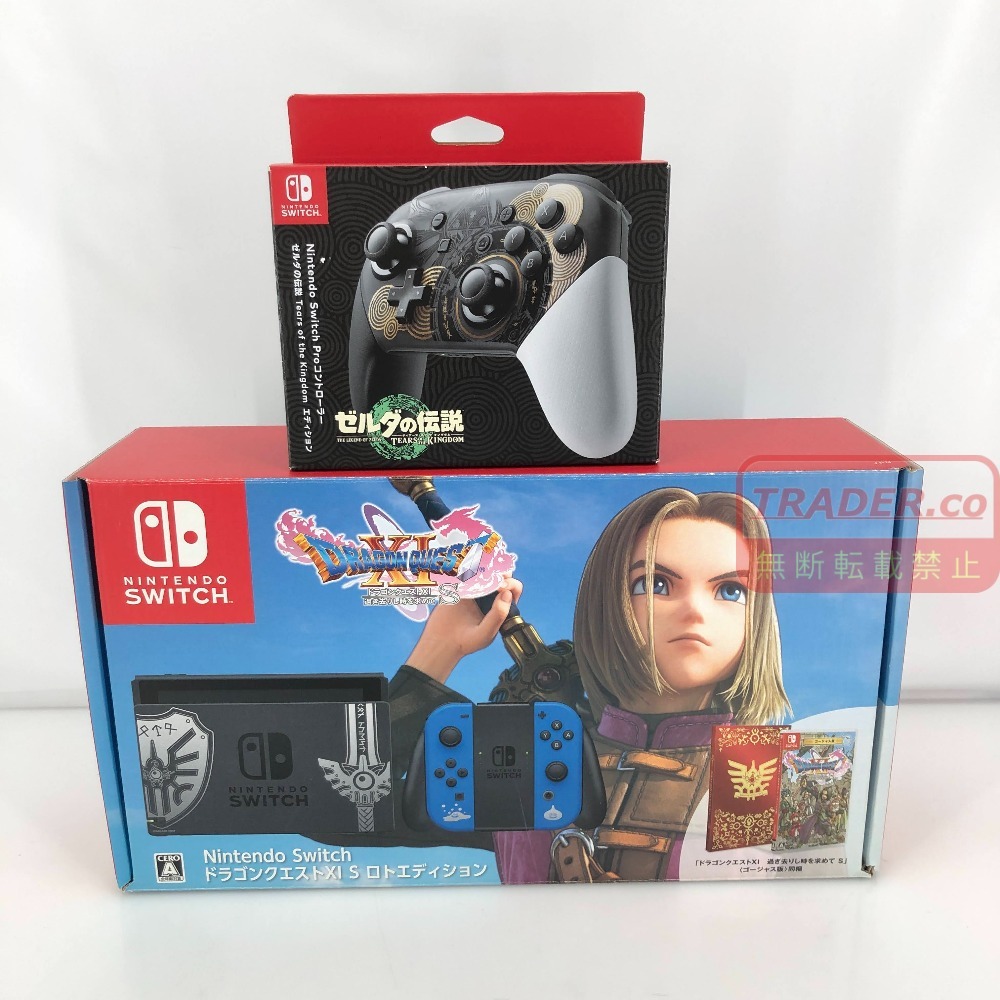 新品】即決可☆新品未使用☆ドラクエ11特別デザインJoy-Con☆グリップ
